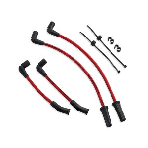Screamin' Eagle 10MM Phat Spark Plug Wires - Red