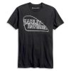 Harley-Davidson® Men's Gas Tank Slim Fit Short Sleeve T-Shirt, Black